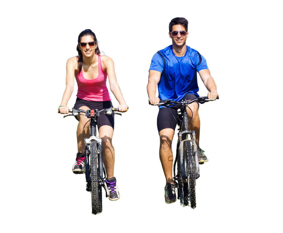 Biking Couple